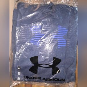 Mens 3XL Under Armour Navy Hoodie NWT